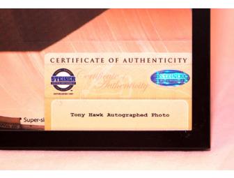 Authentic Tony Hawk Autographed Framed Photograph
