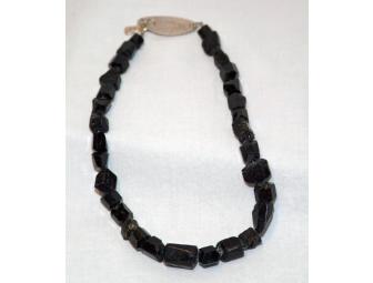 Tourmaline Necklace with Sterling Silver Clasp Necklace From Tootsies by Robert Lee Morris
