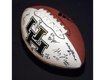 University of Houston Autographed Football by Team