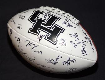 University of Houston Autographed Football by Team