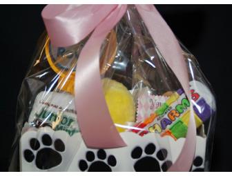 Dog Lover Basket and Certificate from Sasha's Suds n Duds