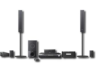Sony - BRAVIA 1000W 5.1-Ch. Home Theater System w/ 5-Disc Upconvert DVD Player
