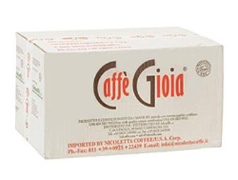 Case of Easy Serving Espresso Caffe Gioia pods, Espresso cups, stirrers and sugar