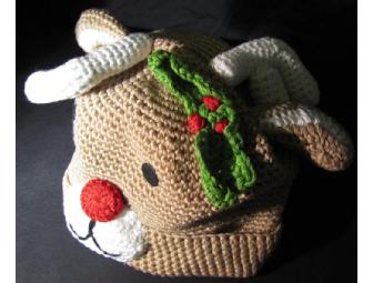 Kids Reindeer Christmas Sweater and Hat