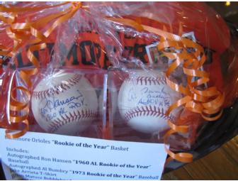 O's 'Rookie of the Year' Gift Basket