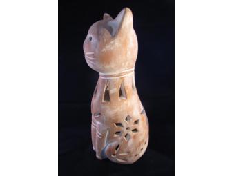 Cat Candle Holder/Statue