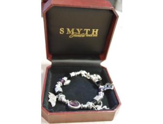 EK Sterling Silver Ravens Bracelet