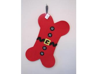 Doggie Holiday Stocking with Goodies