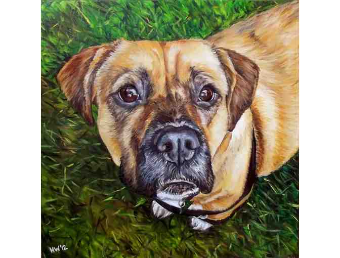 11x14 Custom Oil Painted Pet Portrait