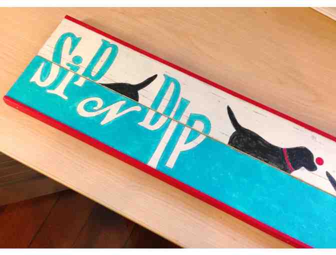 Recycled painted board - Sip n Dip