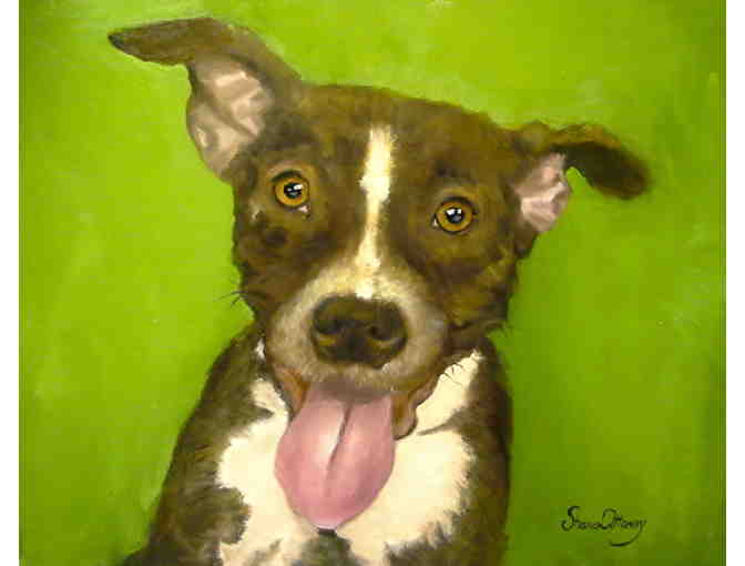 Custom Dog Portrait by Sharon Attaway Fine Art