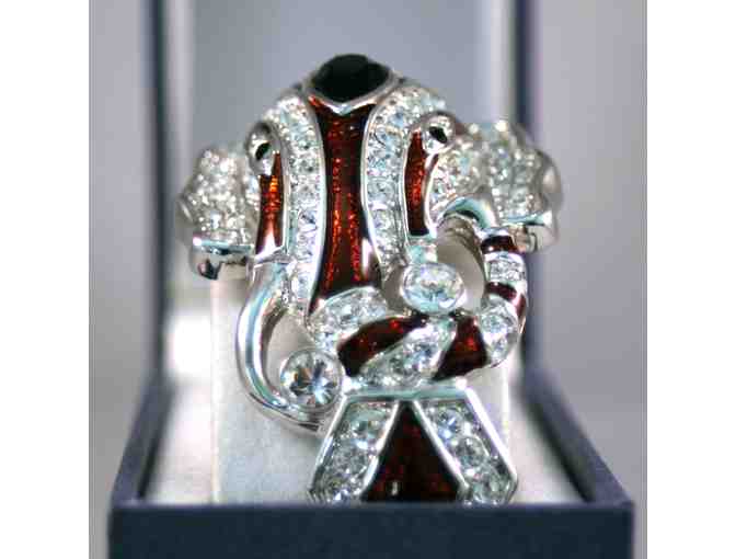 Enamel and Swarovski Crystal Bracelet from Bijoux