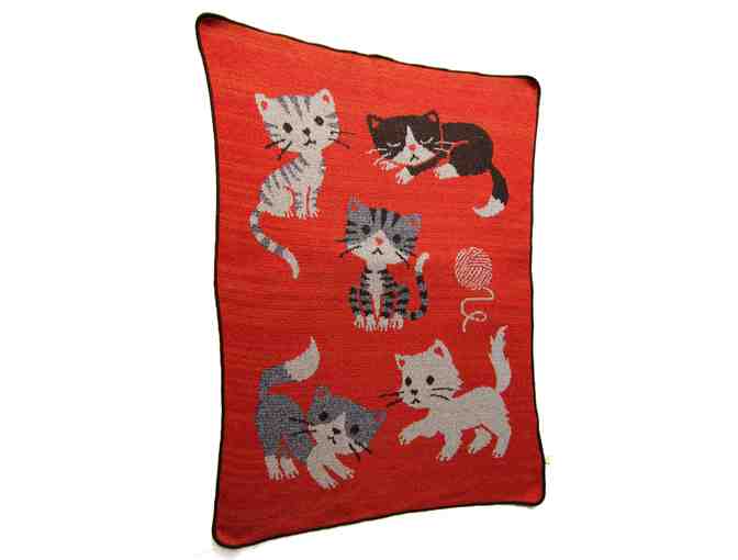 Baby Blanket with Kitten Print from Linens & Lingerie