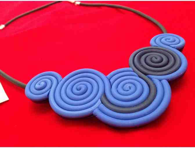 Blue Necklace by Linda Moul