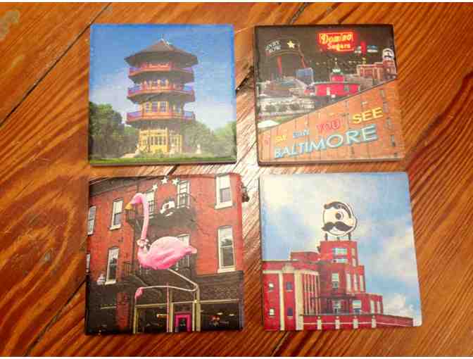 Coaster Set - 4 Iconic Baltimore Landmarks