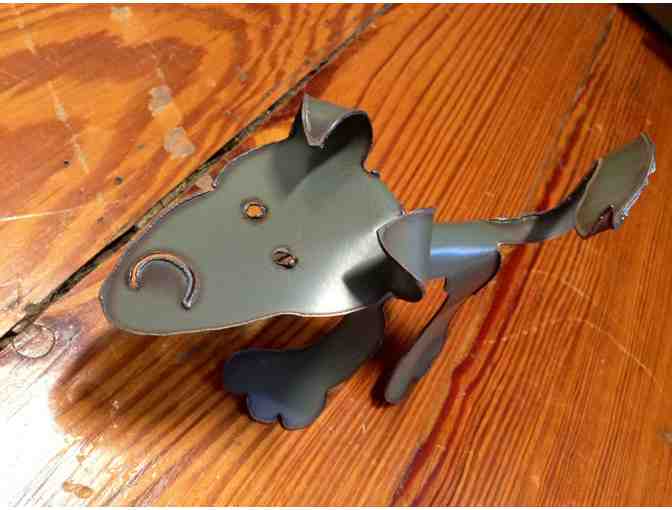 Recycled Steel Dog #1