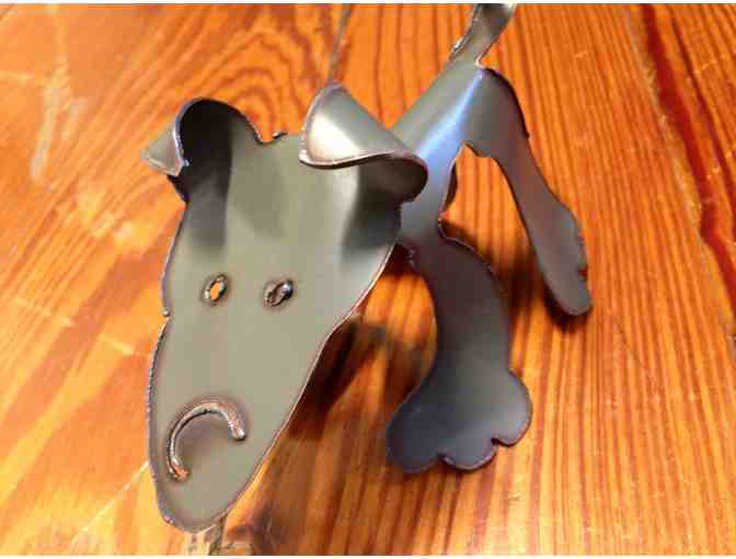 Recycled Steel Dog #1