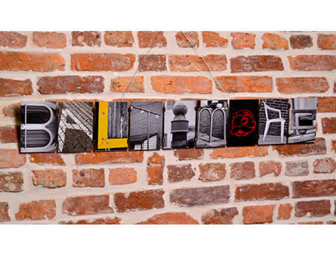 Custom Photo Project from 36 Letters