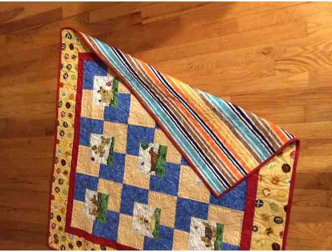 Handmade Dog-Themed Quilt