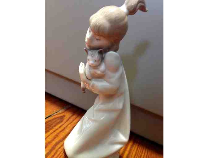 Lladro's Girl with Cat