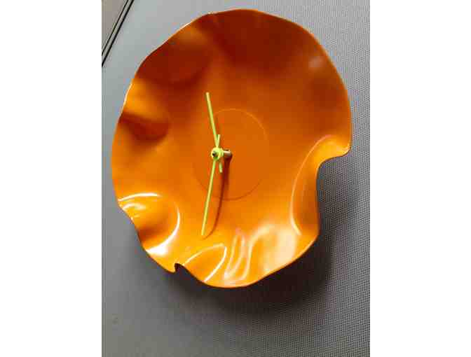 Recyled Record Clock