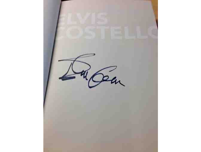 Autographed Elvis Costello Book 'Unfaithful Music & Disappearing Ink'