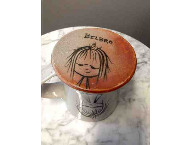 Stoneware with Shino Glaze Mug - Girl