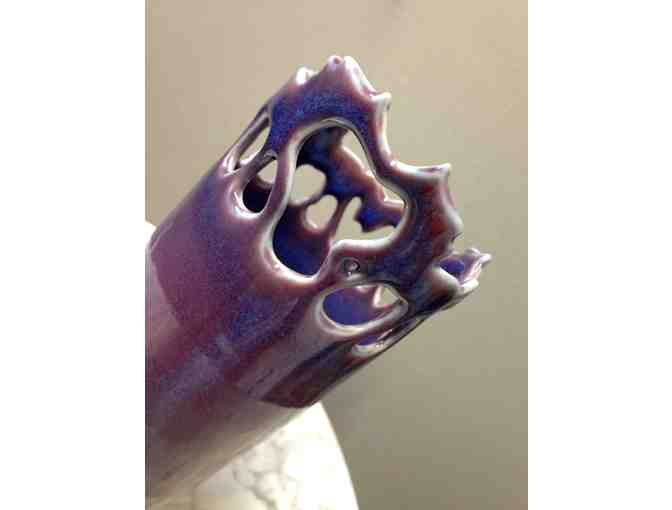 Clay and Glaze Vase - Horses