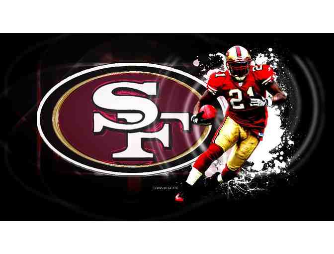 2 San Francisco 49ers Tickets + Official 49ers Football Autographed by Anquan Boldin!