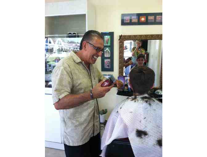 3 Mens Haircuts + Style with Barber, Manny G