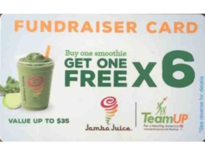 Buy One Get One Smoothie Free Card x6