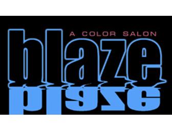 Blaze Color Salon, Haircut and Gift Basket