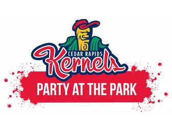 4 Plaza Tickets to a Cedar Rapids Kernels Game