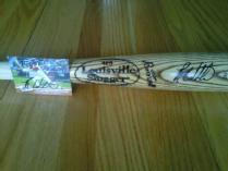 Ryan Westmoreland's Bat & Rookie Card Both Autographed