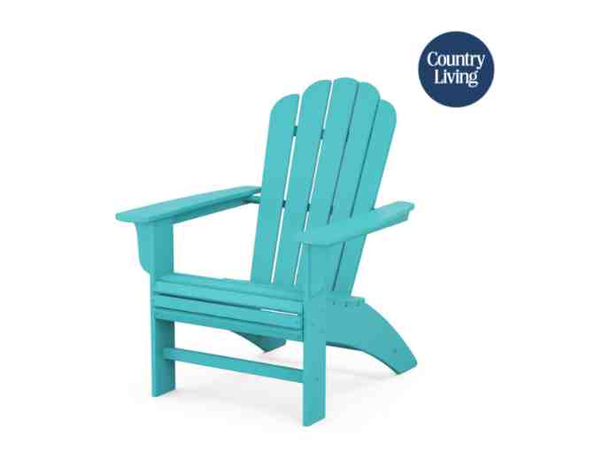 Pair of Teal Blue Adirondack Chairs By Casual Living, Fireside and Grillin' - Photo 1