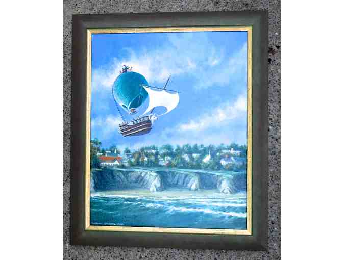 Mendocino Magic (framed oil painting, 20'W x 24'H), William Shelton