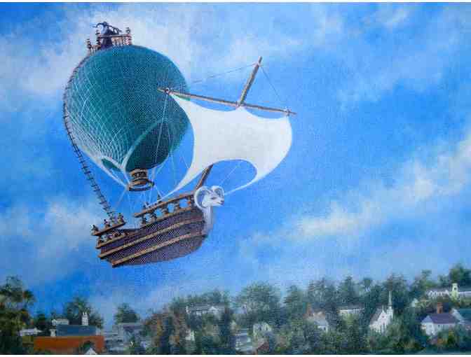 Mendocino Magic (framed oil painting, 20'W x 24'H), William Shelton