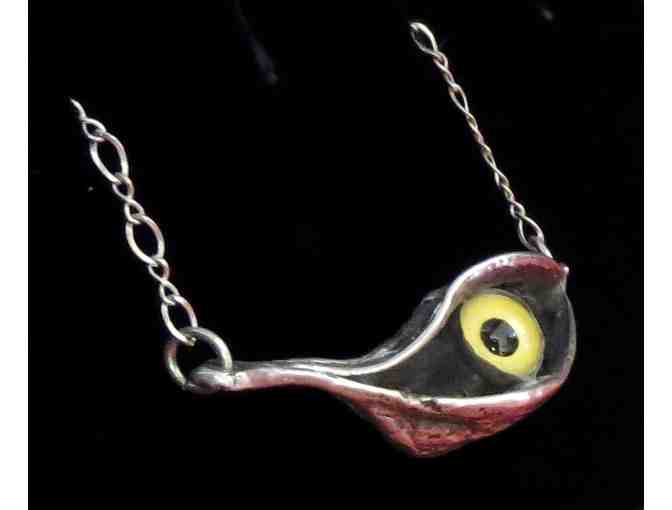 Golden Eye Pendant (Sterling silver, 2'W, 19' chain), Ron Pickard