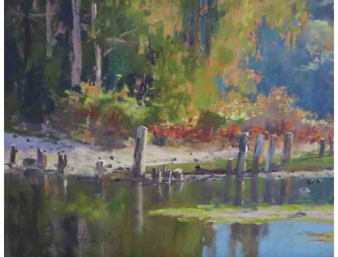 Caspar Beach History (pastel, 20'W x 20'H), Clark S. Mitchell