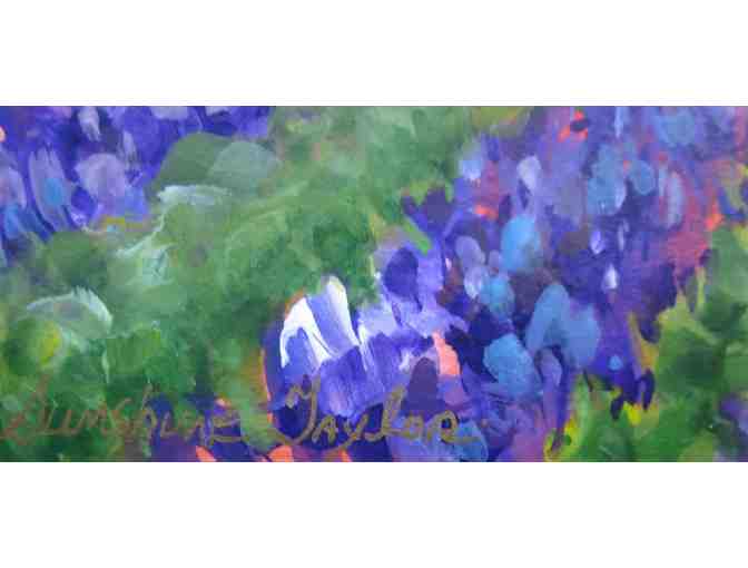 Lavender Fields Forever (acrylic, framed, 12'W x10'H), Sunshine Taylor