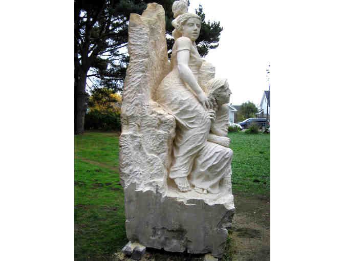 The Three Ages of Woman (limestone, 8 feet x 52' x 49'), John Fisher