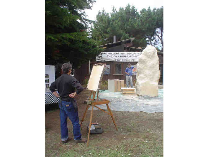 The Three Ages of Woman (limestone, 8 feet x 52' x 49'), John Fisher