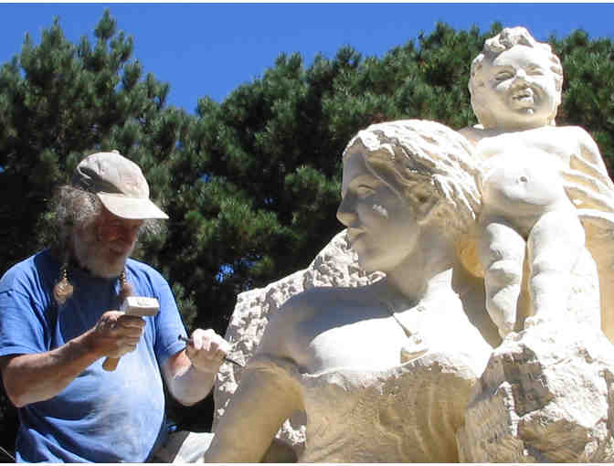 The Three Ages of Woman (limestone, 8 feet x 52' x 49'), John Fisher