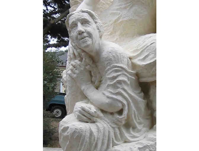 The Three Ages of Woman (limestone, 8 feet x 52' x 49'), John Fisher