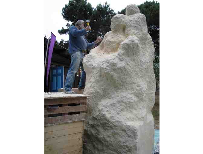 The Three Ages of Woman (limestone, 8 feet x 52' x 49'), John Fisher