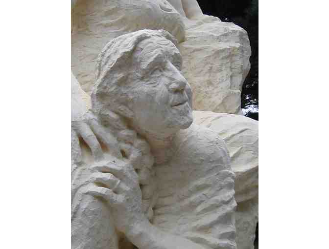 The Three Ages of Woman (limestone, 8 feet x 52' x 49'), John Fisher