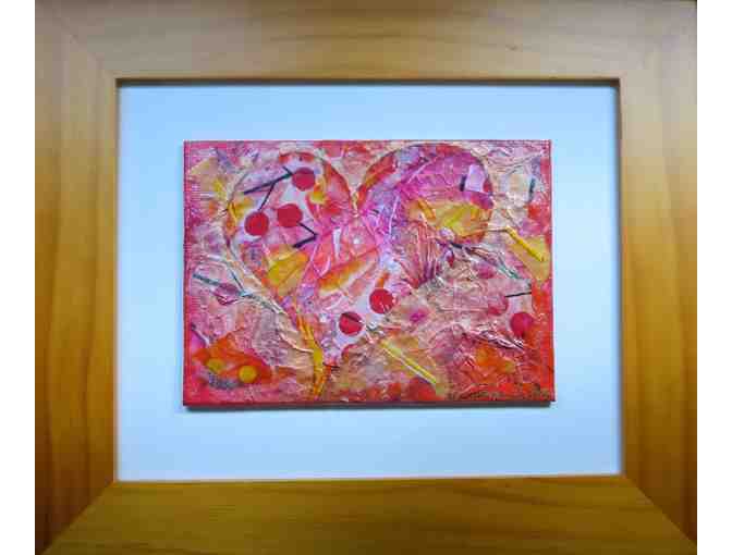 Heart of Light (acrylic, framed, 13'W x 11'H), Sunshine Taylor