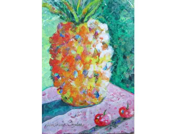 Luscious (acrylic, framed, 10'W x 12'H), Sunshine Taylor