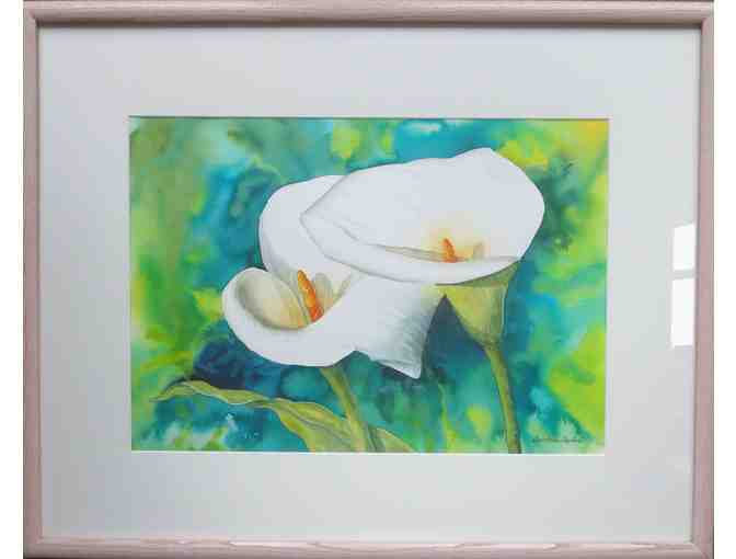 Spring Sweethearts (watercolor, 29'W x 23'H), Sunshine Taylor