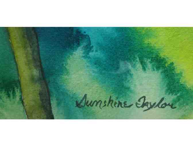 Spring Sweethearts (watercolor, 29'W x 23'H), Sunshine Taylor